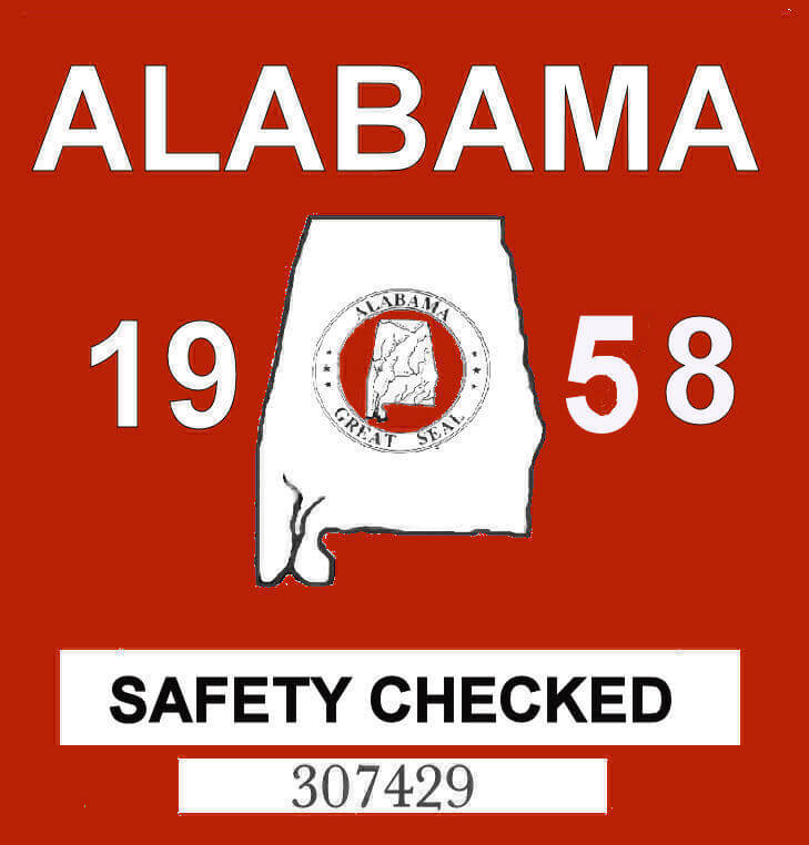 (image for) 1958 Alabama Safety Check